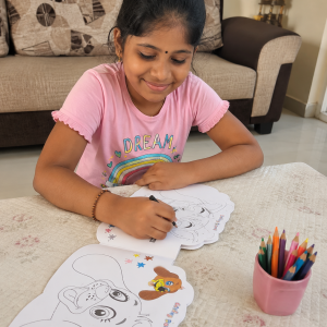 Kids Colouring Books | Assorted Set of 5 Colouring Books | Travel-Friendly Educational | Screen-Free Learning & Creative Fun | Age 3–8 Years