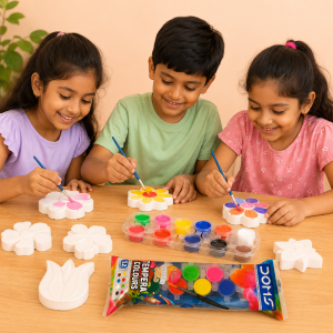 TWINTAZ’s DIY Flowers theme toys & 12 colours of Painting Kit for Kids & Adult
