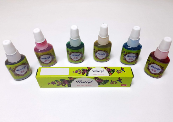 TWINTAZ’s DIY Fiberglass Painting Kit – butterflies Design (Medium, 7.75 x 10.5 Inches) | Includes 6 Shades of FEVICRYL Glass Colours & 1 Outliner | DIY Art & Craft Set | Creative Active Gift for Kids and Adult - Image 6
